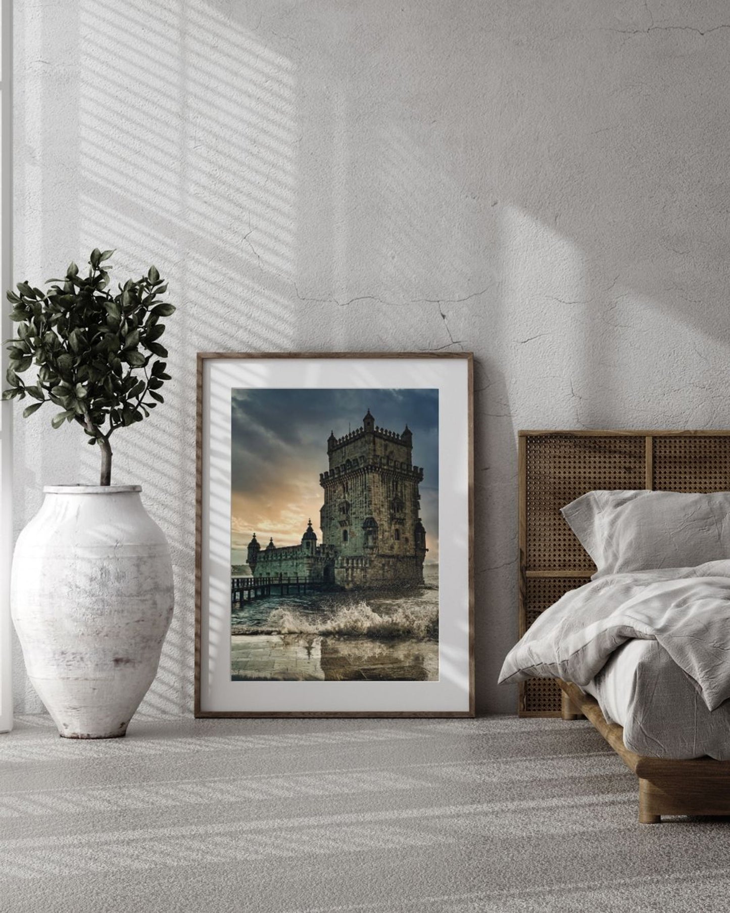 Stunning Winter Sunset at Belém Tower, Lisbon, Digital Download