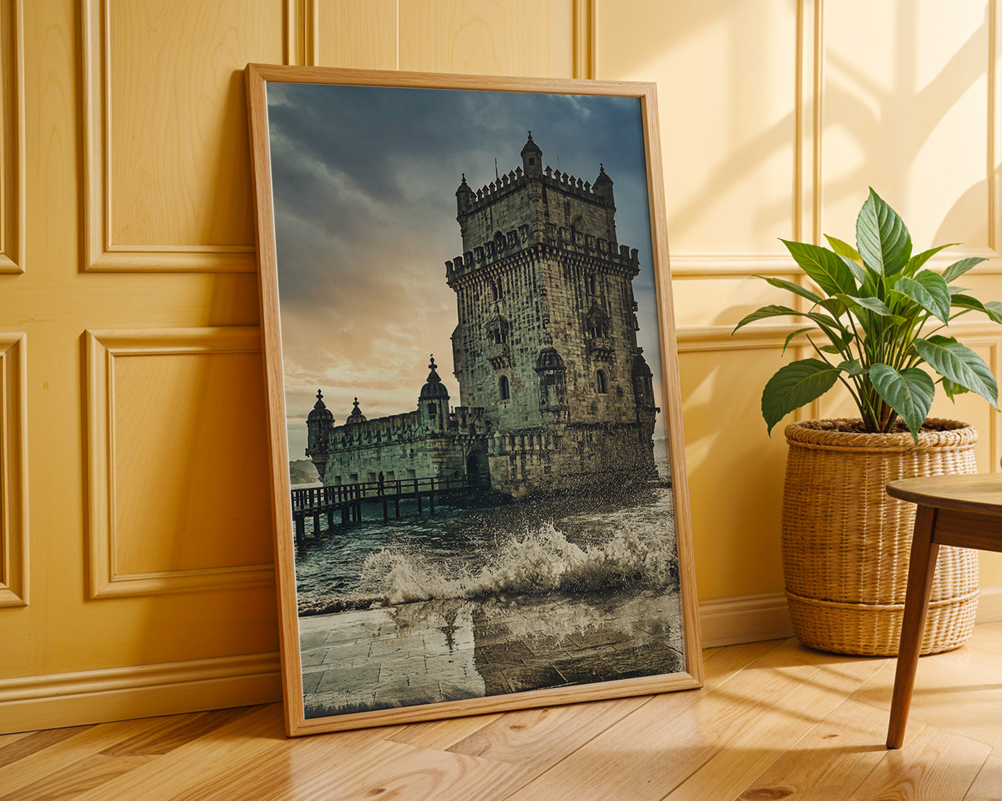 Stunning Winter Sunset at Belém Tower, Lisbon, Digital Download