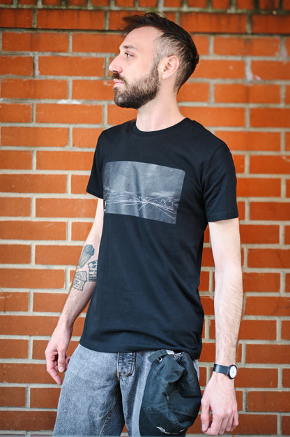 Original Photography T-Shirt "Road in Sicily" Organic Cotton