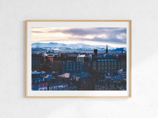 Edinburgh Landscape, Travel Posters, Digital Download