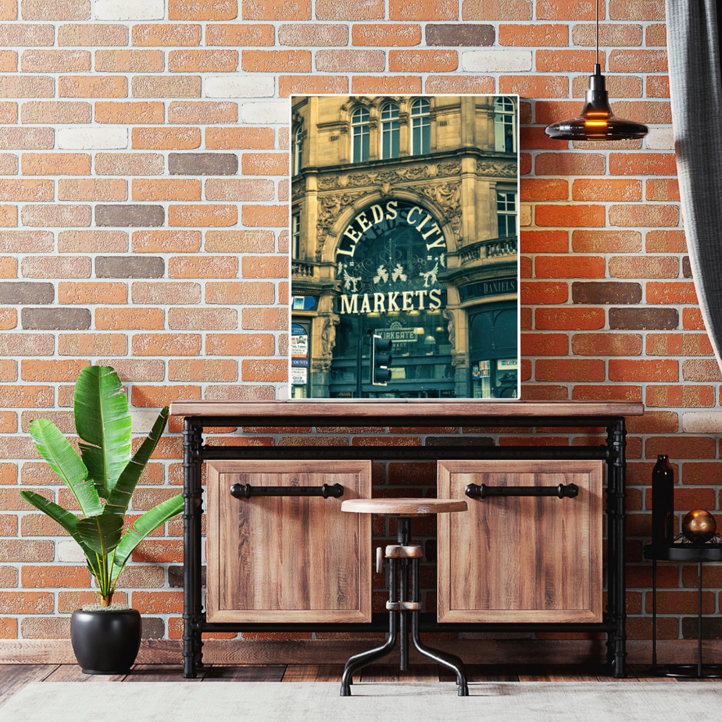 Digital Download Printable Photo Art, Leeds  Market