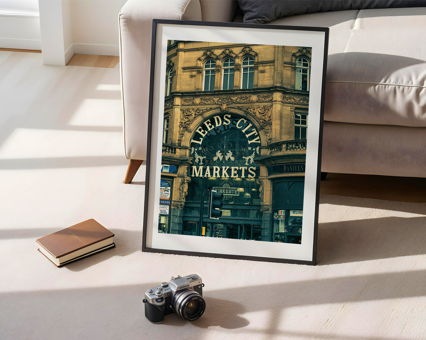 Digital Download Printable Photo Art, Leeds  Market