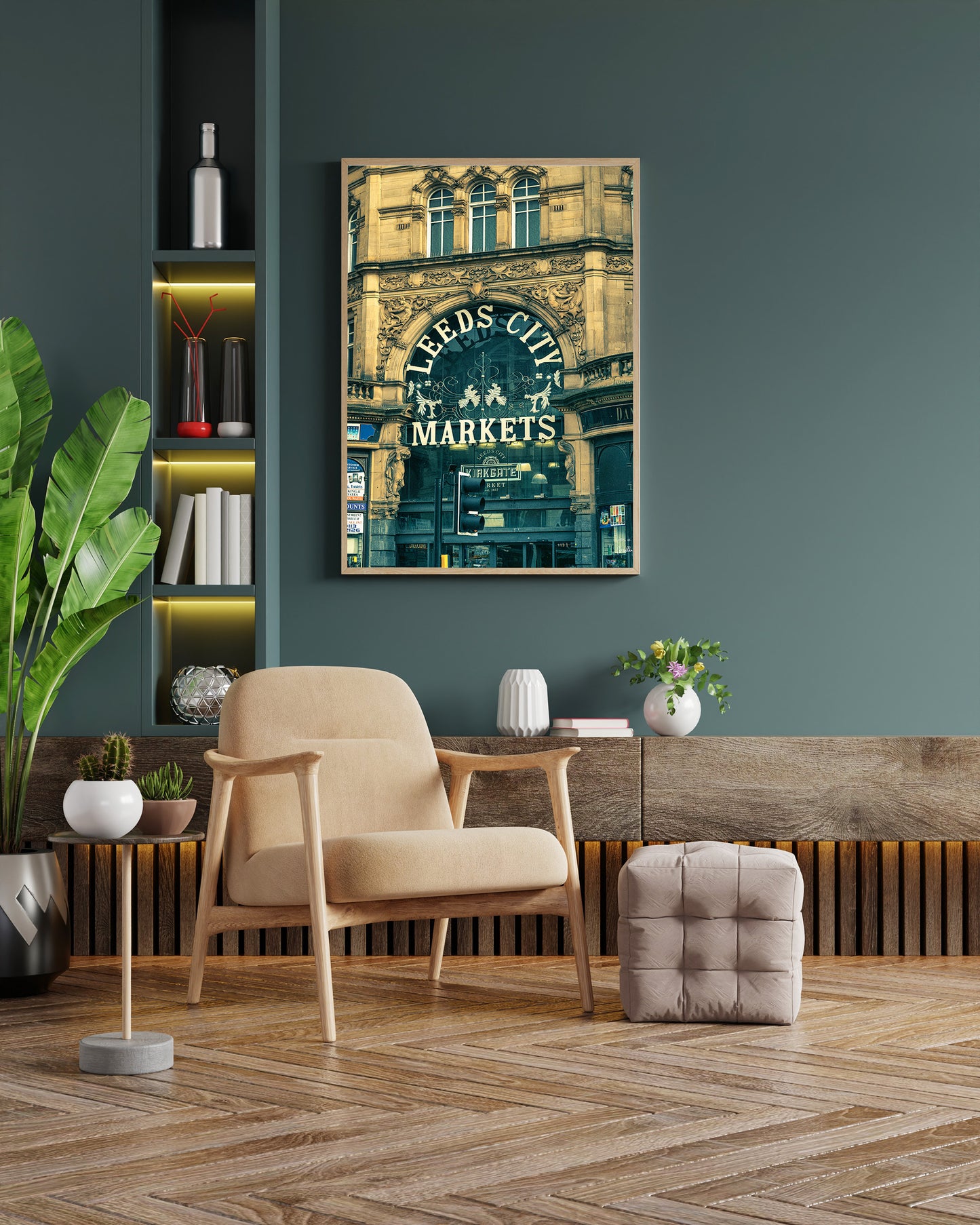 Digital Download Printable Photo Art, Leeds  Market