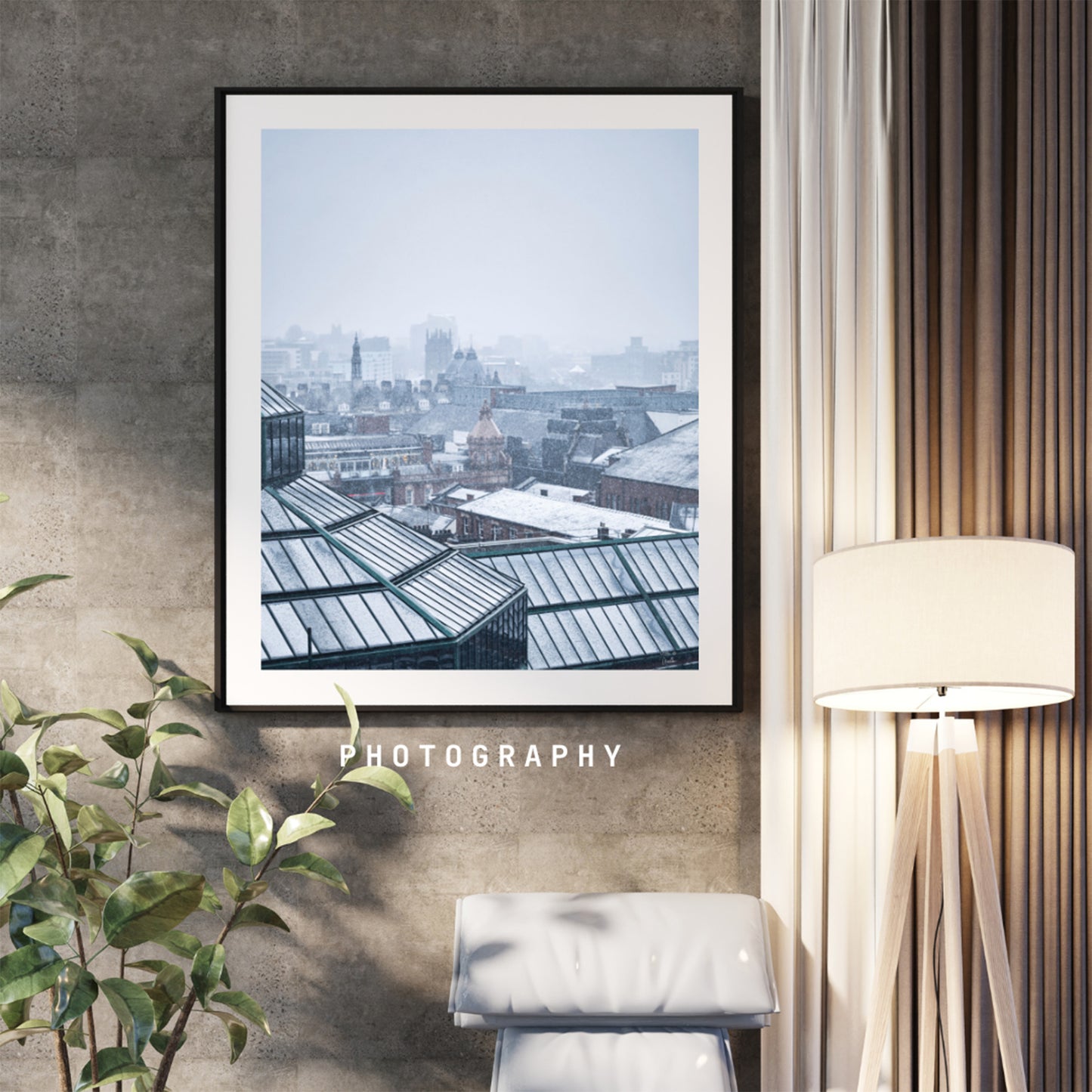 Download Printable Photo of Leeds City in the Snow