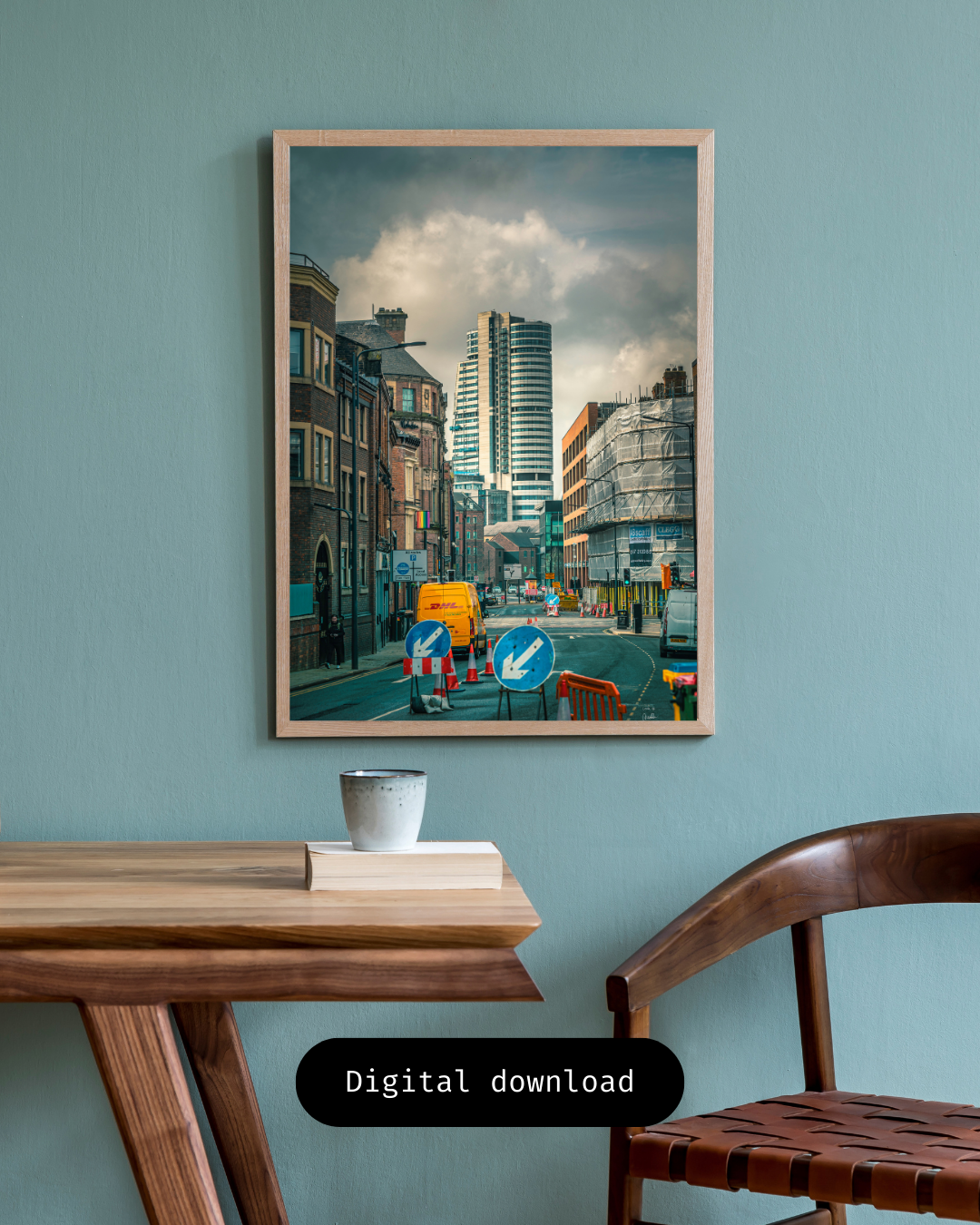 Urban Photography, Leeds City, Instant Download, Printable  Wall Art