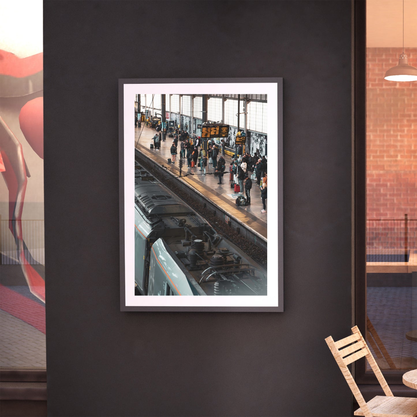 Wall Art Leeds Train Station, Instant Digital Download