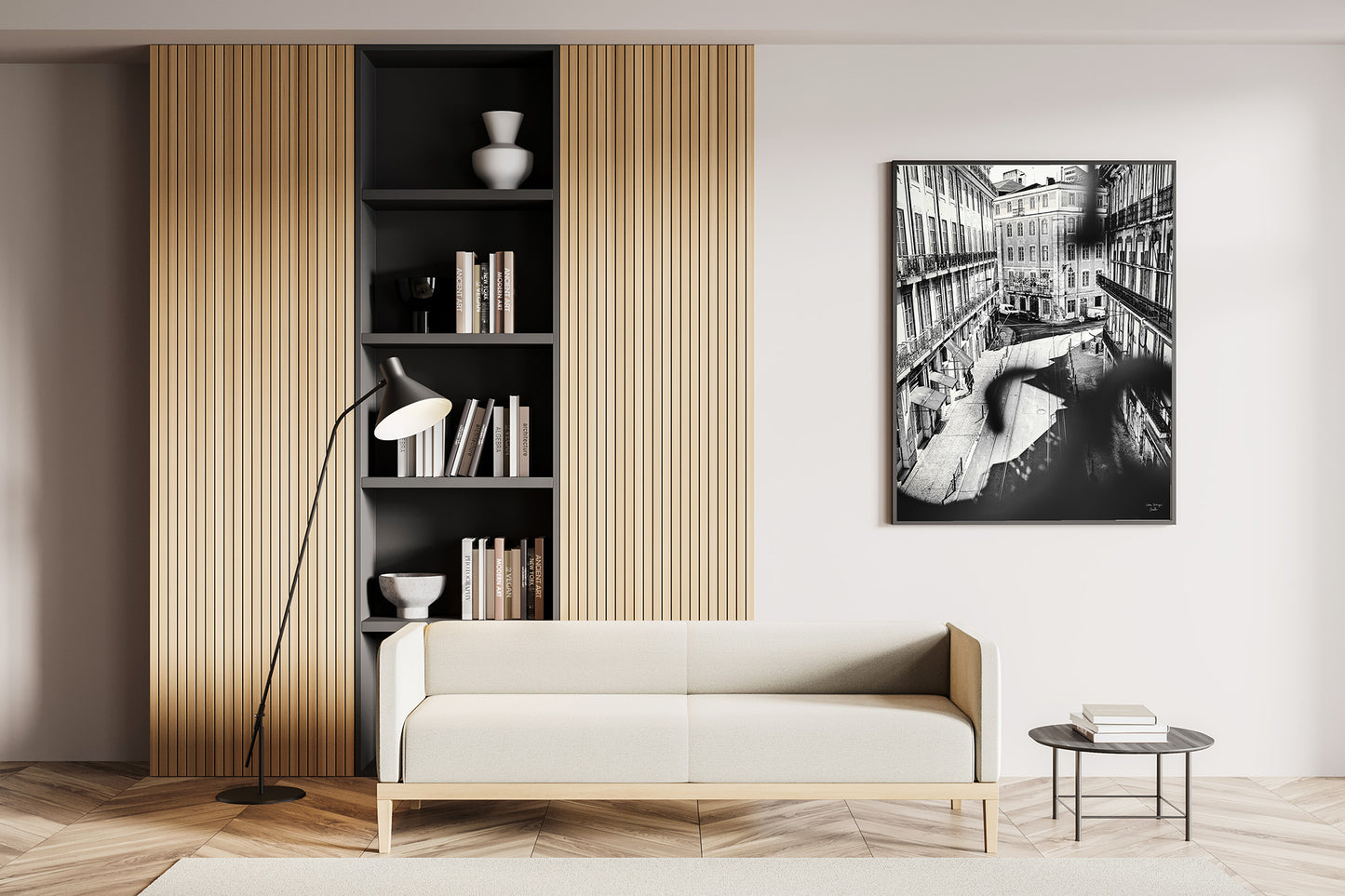 Black And White Photography, Lisboa Digital Wall Art