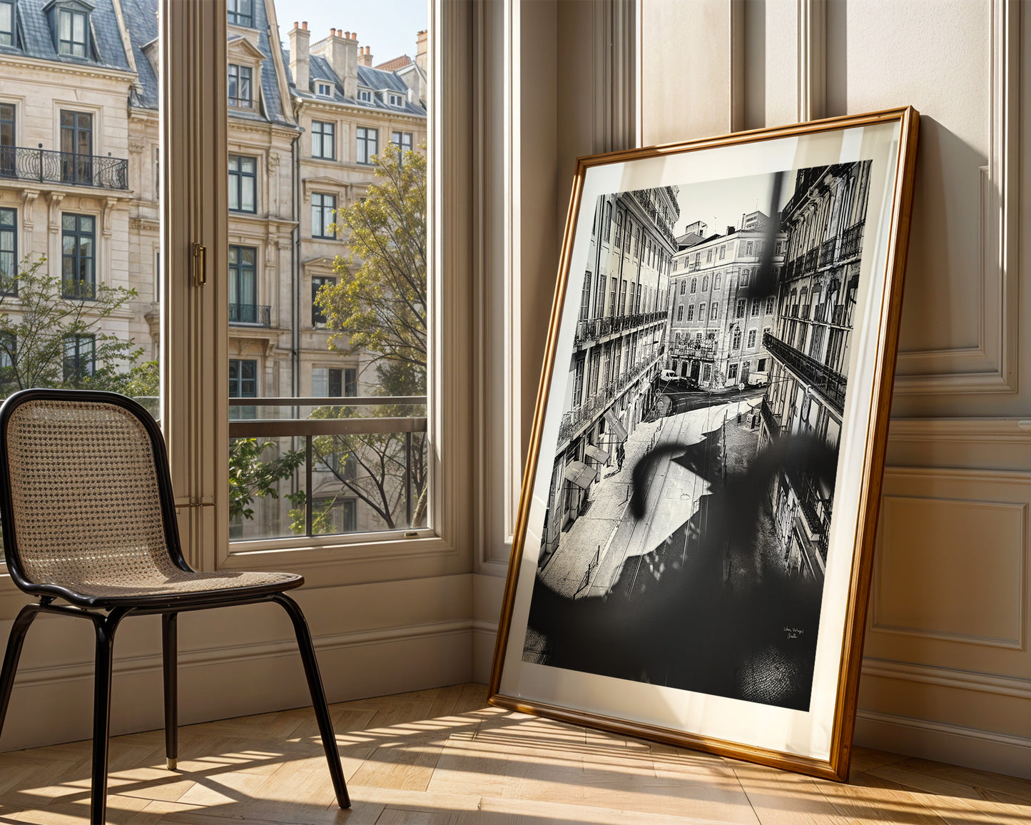 Black And White Photography, Lisboa Digital Wall Art