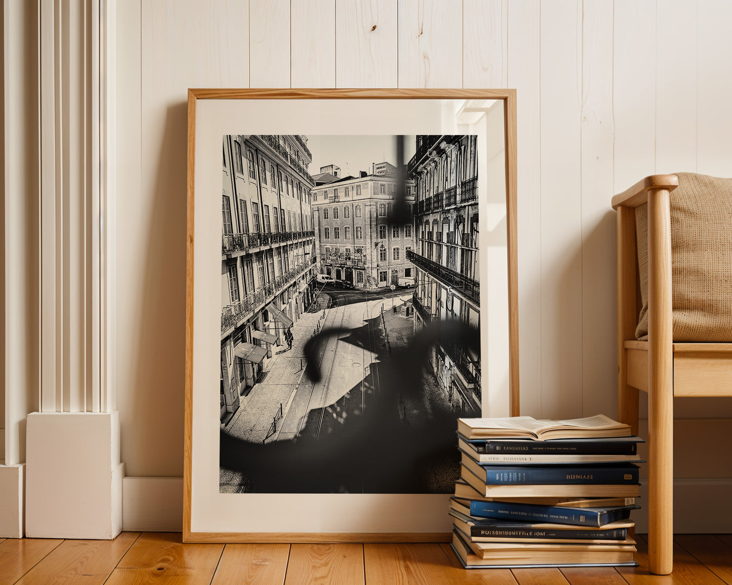 Black And White Photography, Lisboa Digital Wall Art