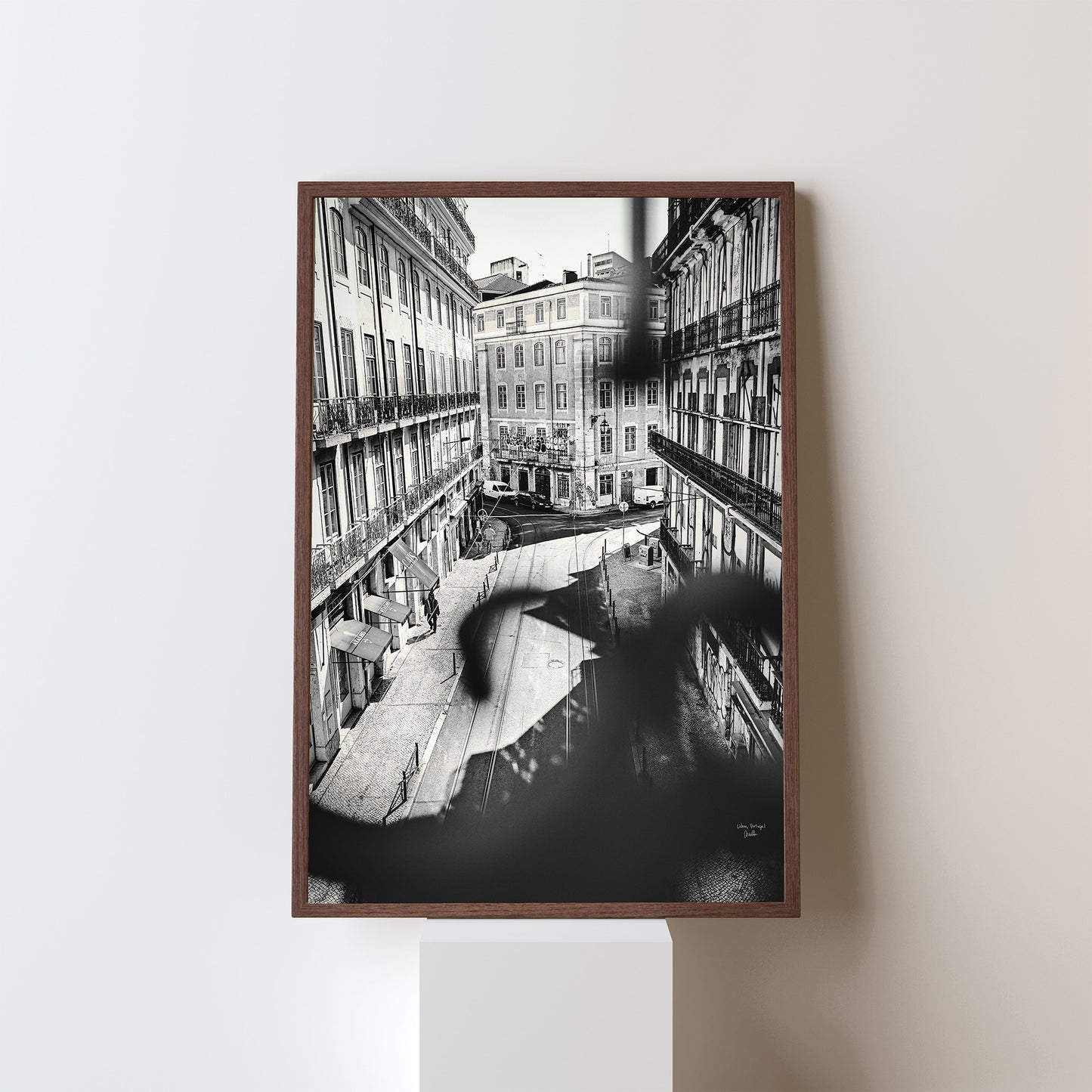 Black And White Photography, Lisboa Digital Wall Art