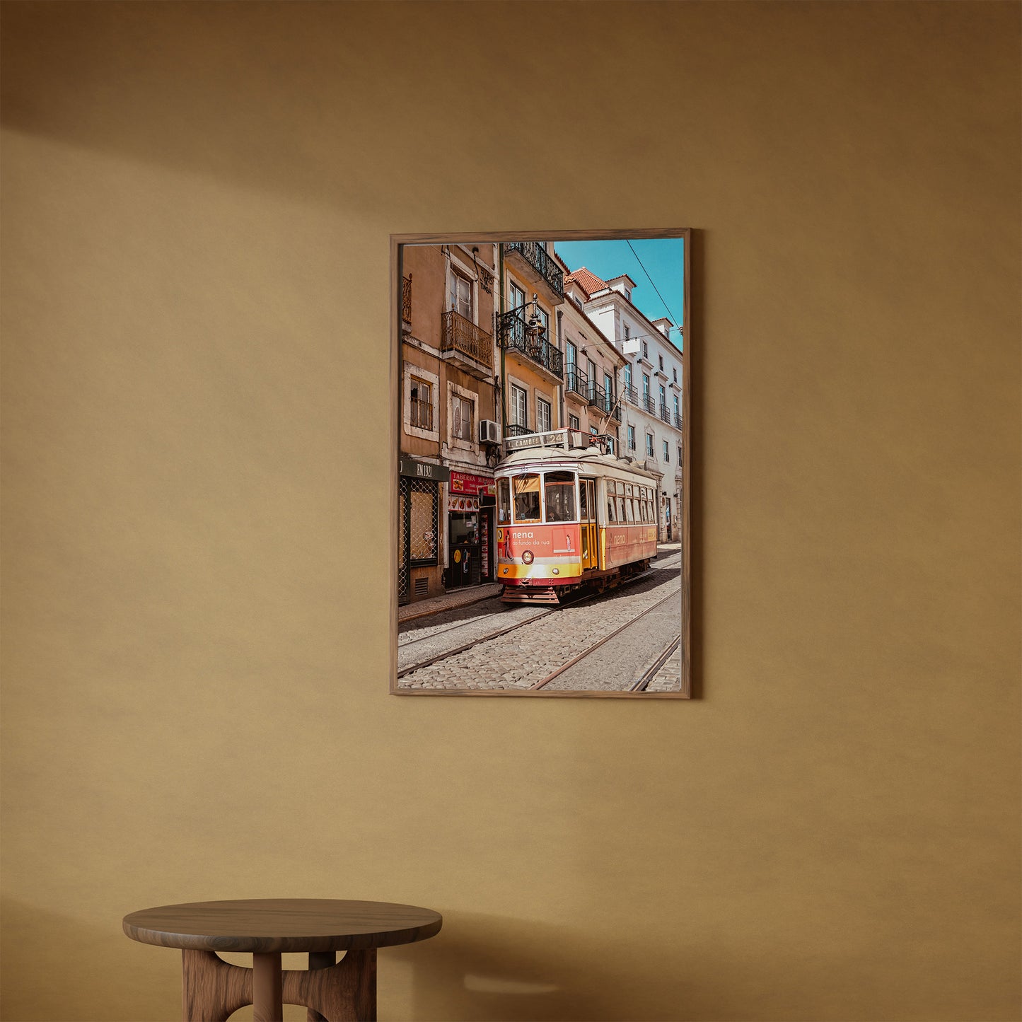 Vintage Lisbon Street Photography Wall Art, Digital Download