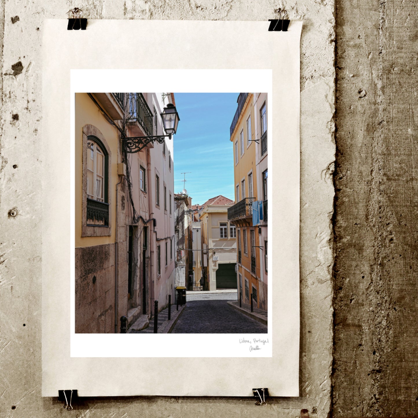 Lisbon Gallery Wall Art SET of Six, Digital PRINTABLE