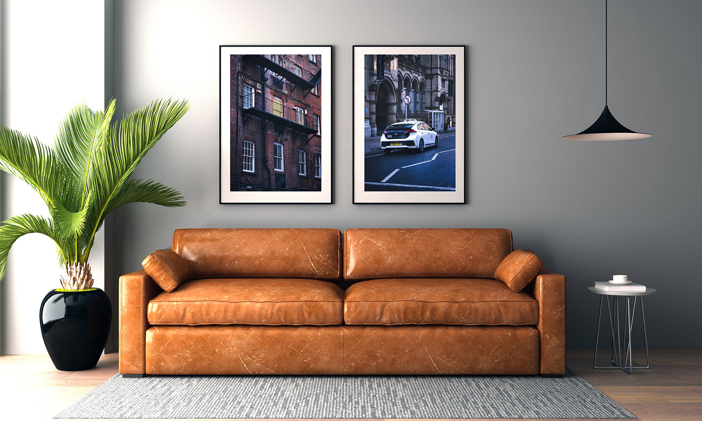 Leeds City Print, Set of 2 Poster, Digital Download