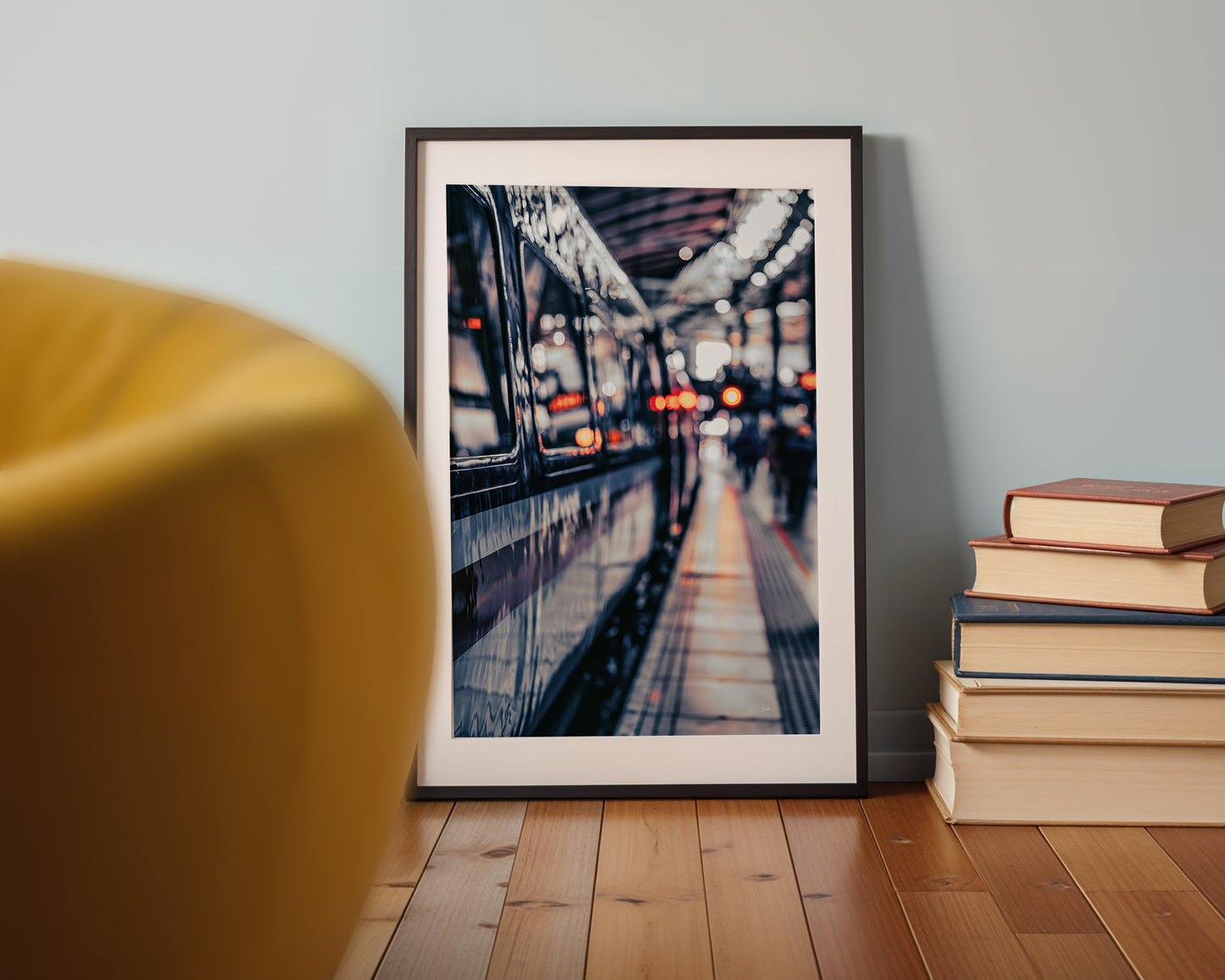 Rush Hour Glow at Leeds Central, Bokeh Photography, Digital Download