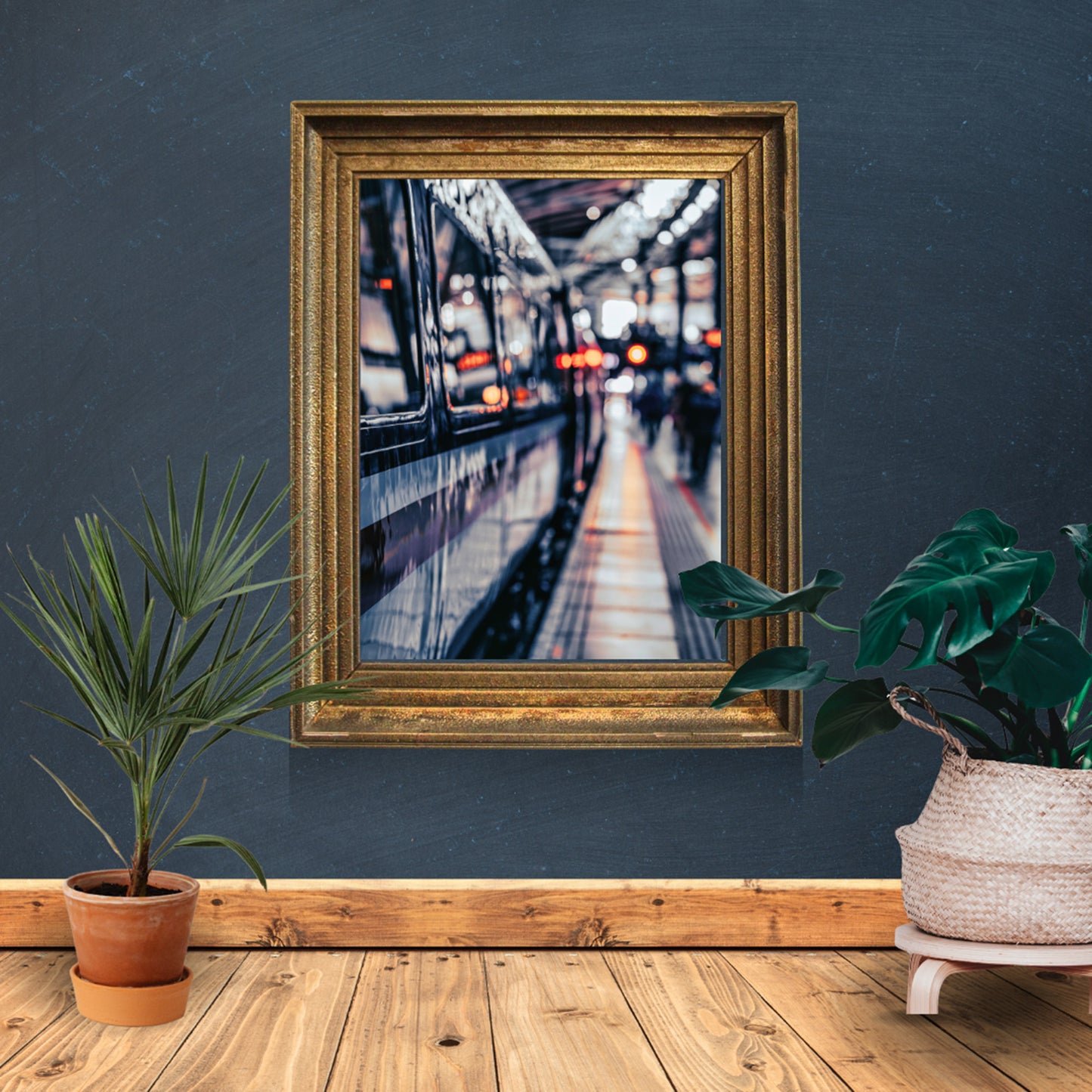 Rush Hour Glow at Leeds Central, Bokeh Photography, Digital Download