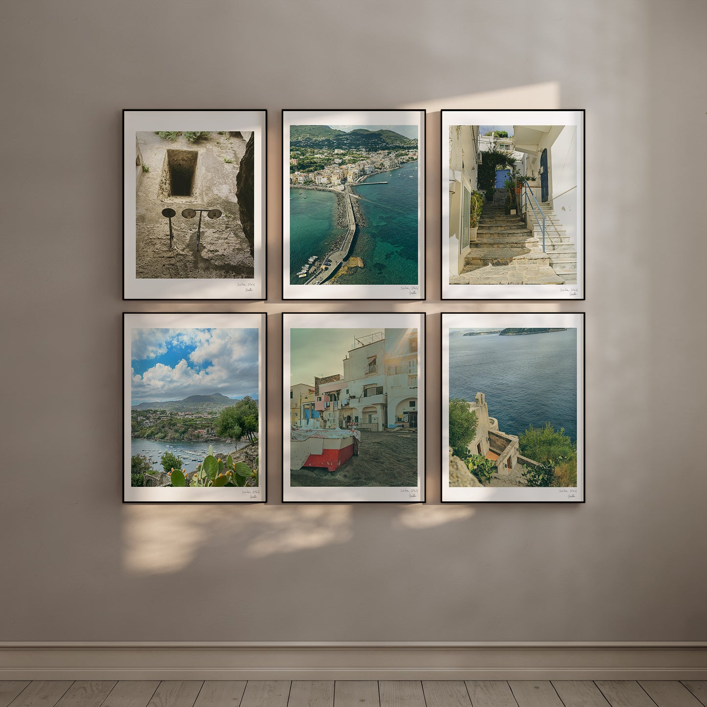 Italy Set of 6, Printable Wall Art, Ischia Gallery 8x10