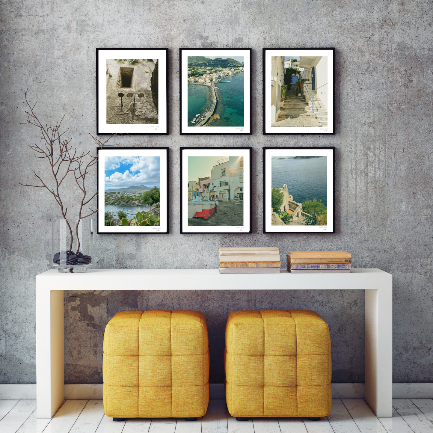 Italy Set of 6, Printable Wall Art, Ischia Gallery 8x10