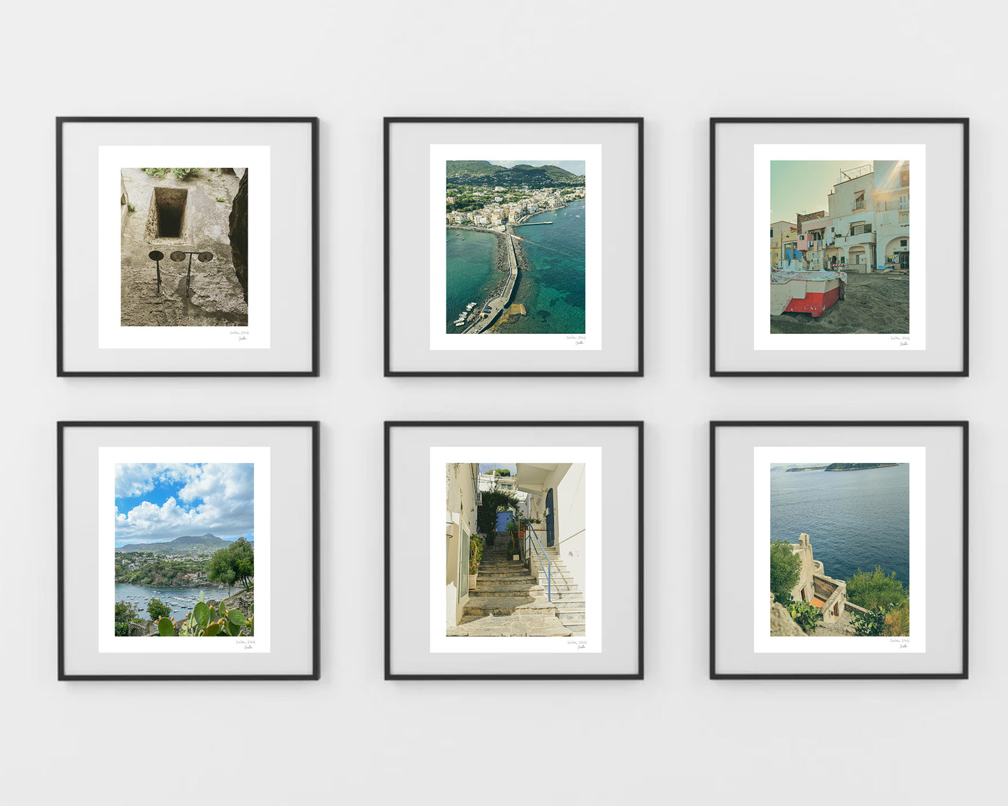 Italy Set of 6, Printable Wall Art, Ischia Gallery 8x10